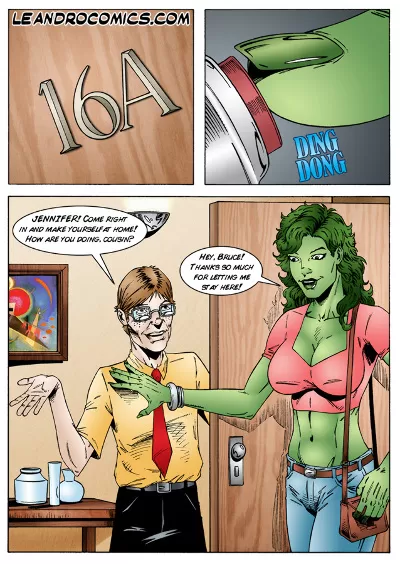 The Incredible Excited Hulk- Leandro (She-Hulk)