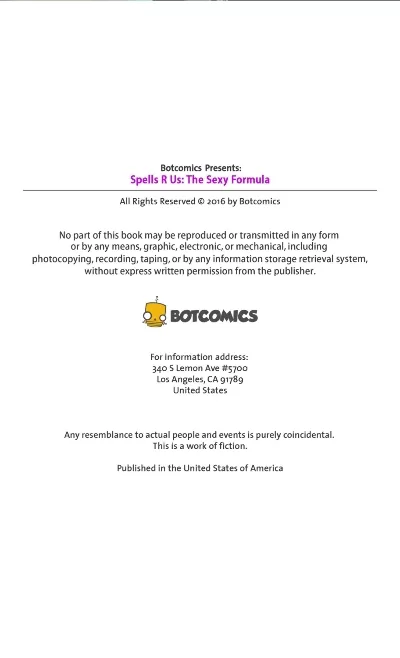 Spells R Us – The Sexy Formula 03 - Page 1