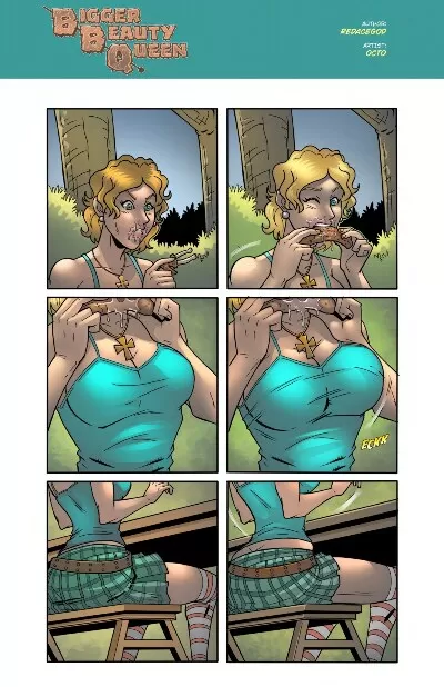 Giantess Fan -Pool Party Growth 04 - Page 21