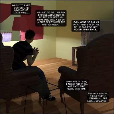 [KaraComet] Dad’s Lucky Ring – Part 1 - Page 9