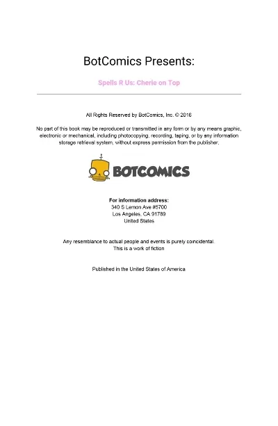 [BotComics] – Spells R Us – Cherie on Top Issue 4 - Page 1