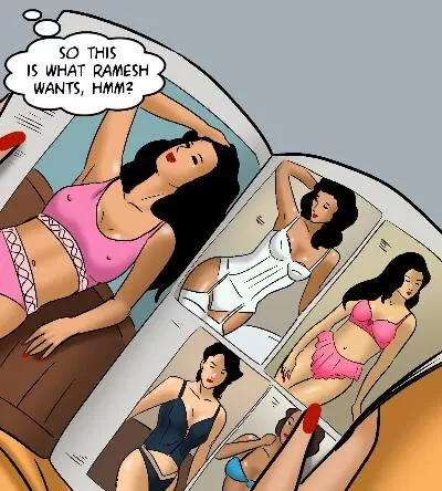 Velamma 105 – Velamma Stuns as a Lingerie Model - Page 8