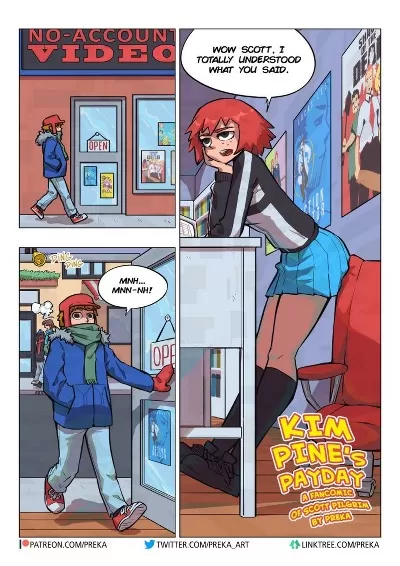 Preka – Kim Pine’s Payday (Scott Pilgrim) - Page 1