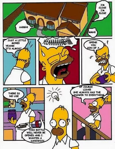 (ScumoComics) – Kiss The Chef (The Simpsons) - Page 1