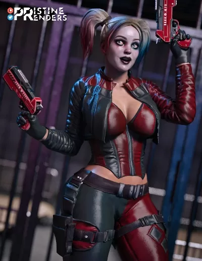 Pristinerenders – Harley Quinn Visits The Joker