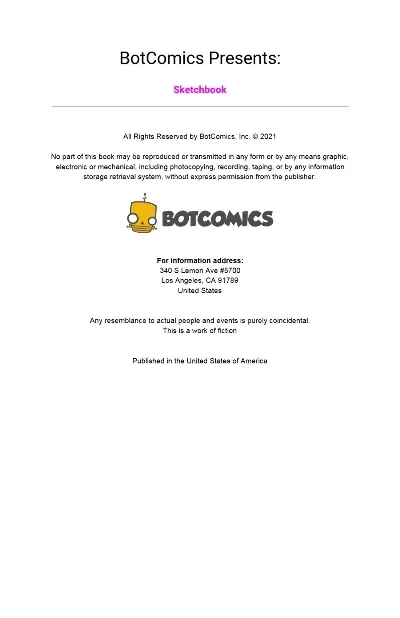 Botcomics – Sketchbook 1 - Page 1