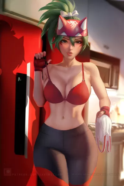 Sakimi chan – Kiriko wants her donut (overwatch) - Page 1