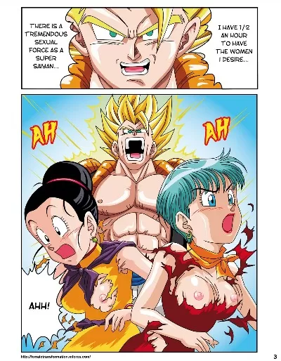 Garland – Dragon Ball H Sex Sayan! - Page 3