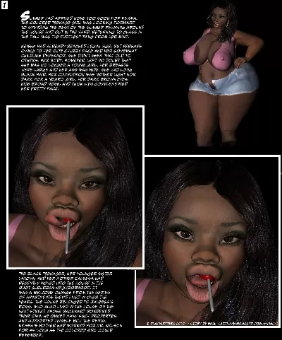 Blackudders – Keisha Girl Next Door - Page 1