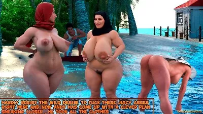 Real-Deal 3D – Hijab Amateures – Lust island - Page 22