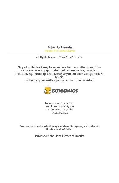 Master PC- Greek Drama (BotComics) - Page 1