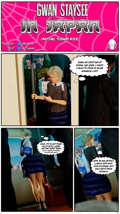 Gwan Staysee in Japan-Unusual Subway Ride