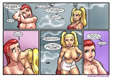 Coxville Cheerleaders – Shower Fun - Page 1