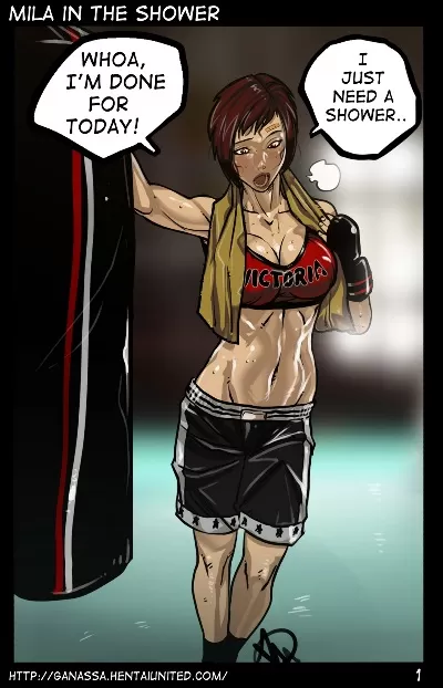 Ganassa – Mila Blacked in the Shower - Page 1