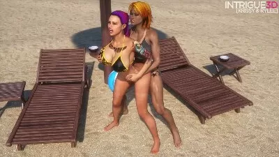 Intrigue3D – Krissy & Rylee’s Beach Fun - Page 5