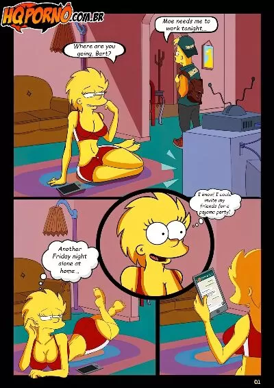 OS Simpsons – The Pizza Dare 2 - Page 1