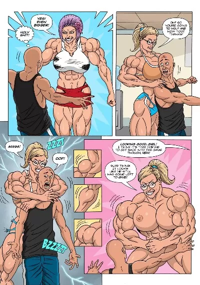 Kinky Rocket- Female Muscle Frenzy Issue #4 - Page 27.
