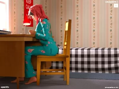Hijab 3DX – Losekorntrol – Valentine - Page 0
