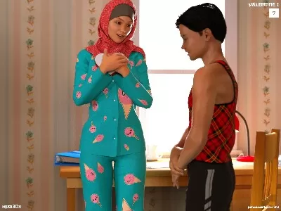 Hijab 3DX – Losekorntrol – Valentine - Page 6